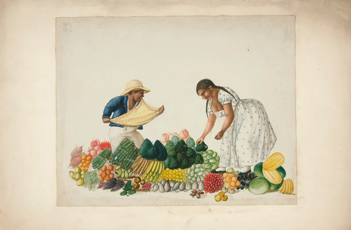 Market Wall Art by Francisco Fierro - High-Resolution Digital Print