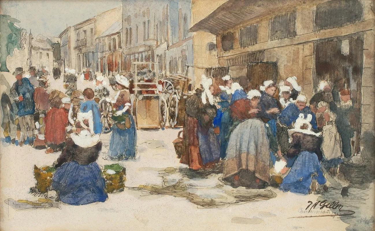 Markt In Concarneau