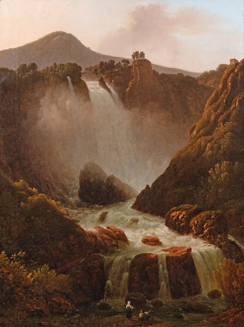 Marmore Falls Wall Art by Giambattista Bassi - High-Resolution Digital Print