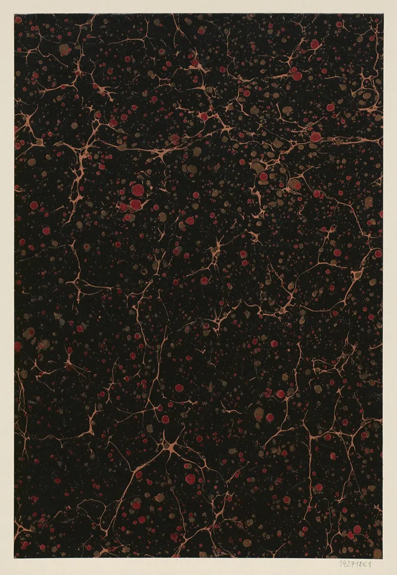 Marmorpapier 23 Wall Art by Bunt- und Luxuspapierfabrik Goldbach - High-Resolution Digital Print
