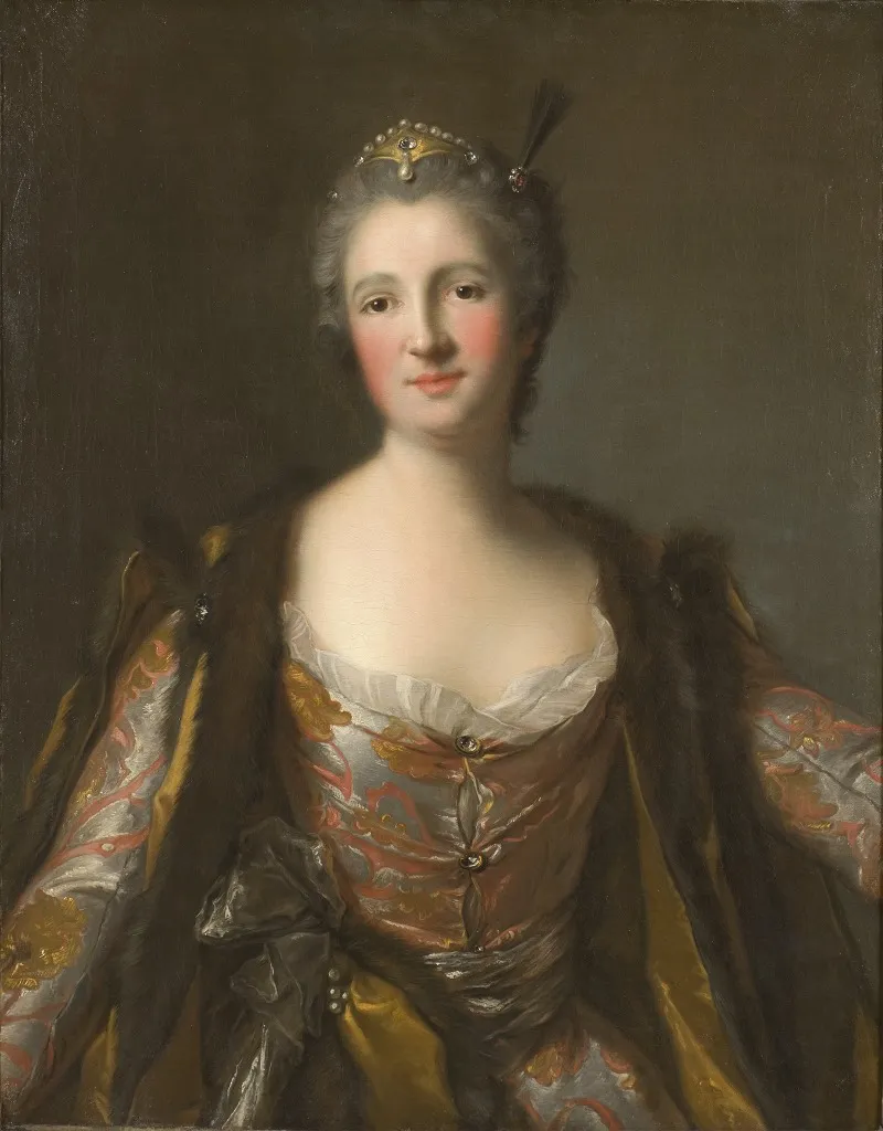 Marquise De Broglie 1718 1777 As Sultana Wall Art by Jean-Marc Nattier - High-Resolution Digital Print