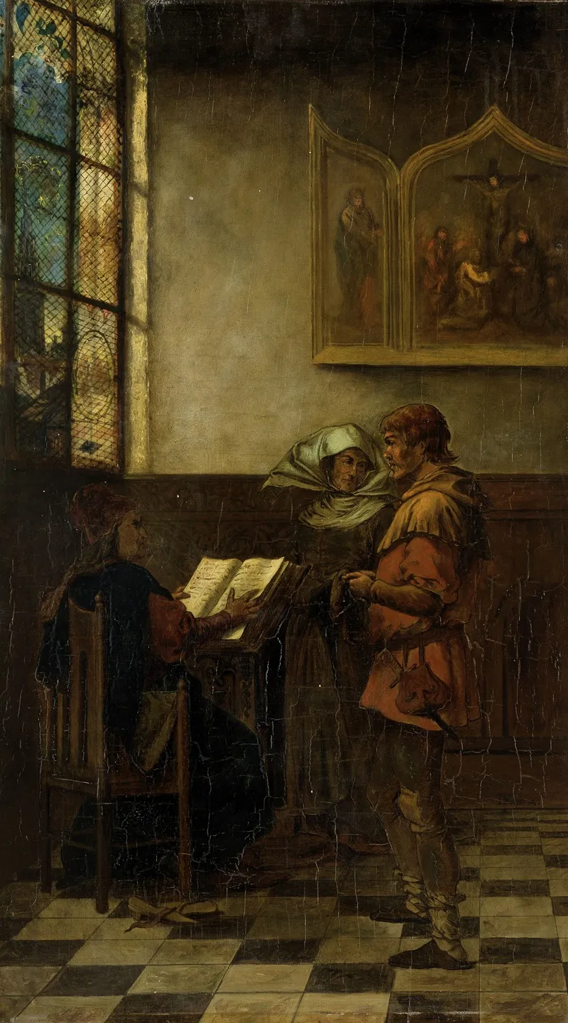 Marriage Vows Wall Art by Henri Leys - High-Resolution Digital Print