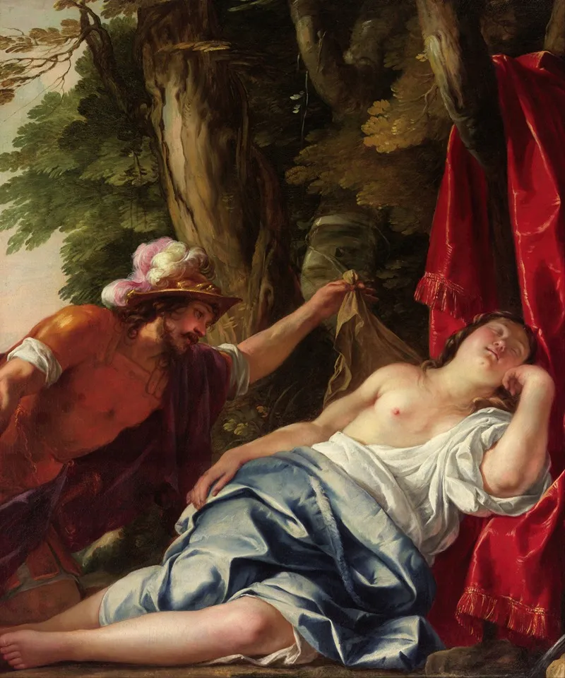 Mars And The Vestal Virgin Wall Art by Jacques Blanchard - High-Resolution Digital Print
