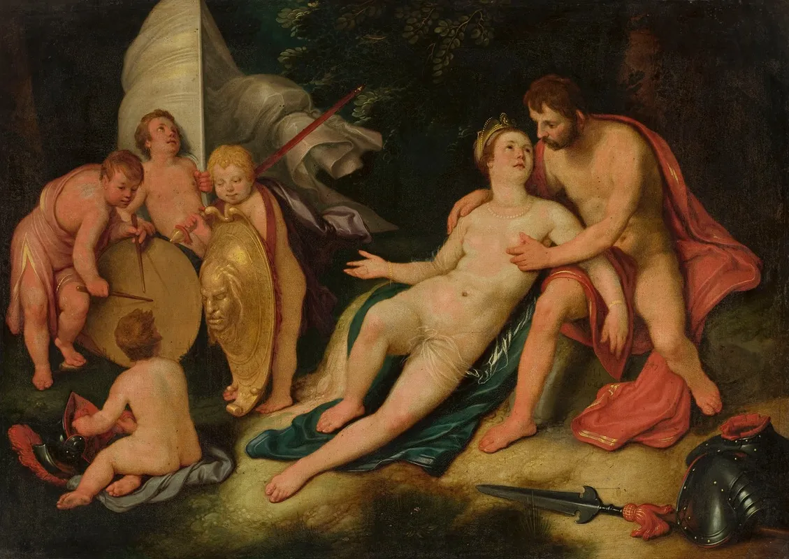 Mars And Venus 7 Wall Art by Cornelis Cornelisz Van Haarlem - High-Resolution Digital Print