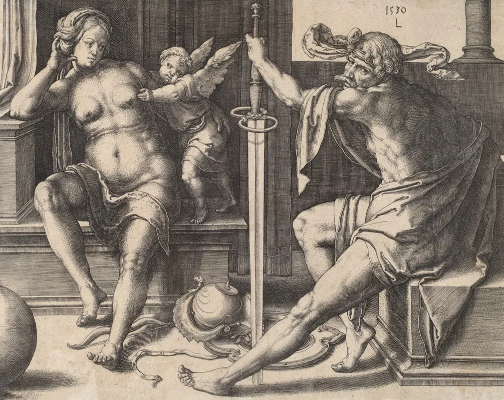 Mars Venus And Cupid