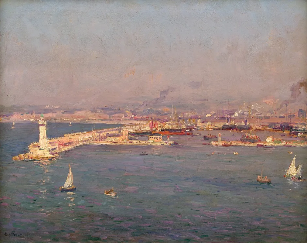 Marseille Entree Du Port De La Joliette
