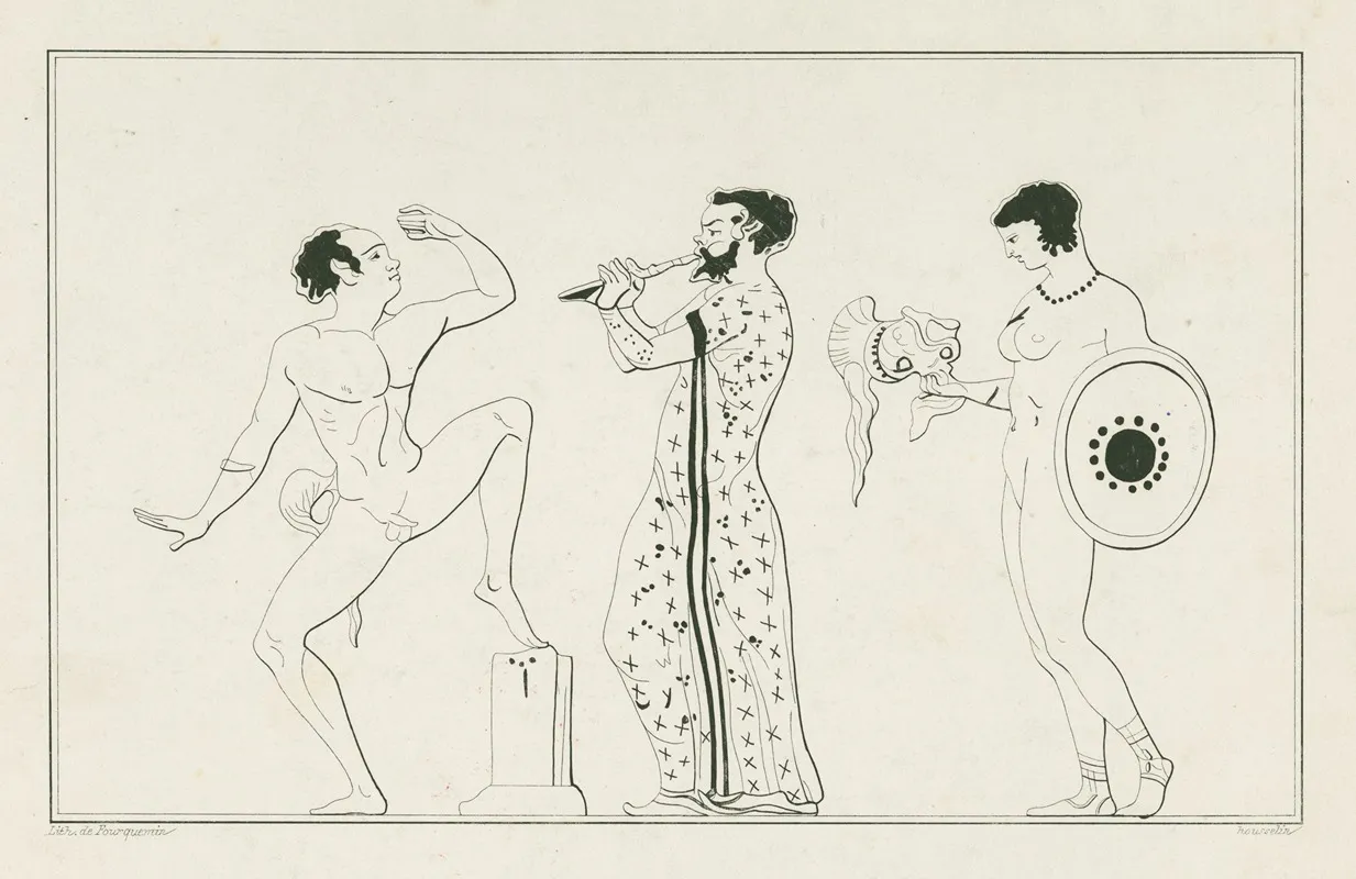 Marsyas Playing The Flute Wall Art by Alexis Louis Pierre Housselin - High-Resolution Digital Print