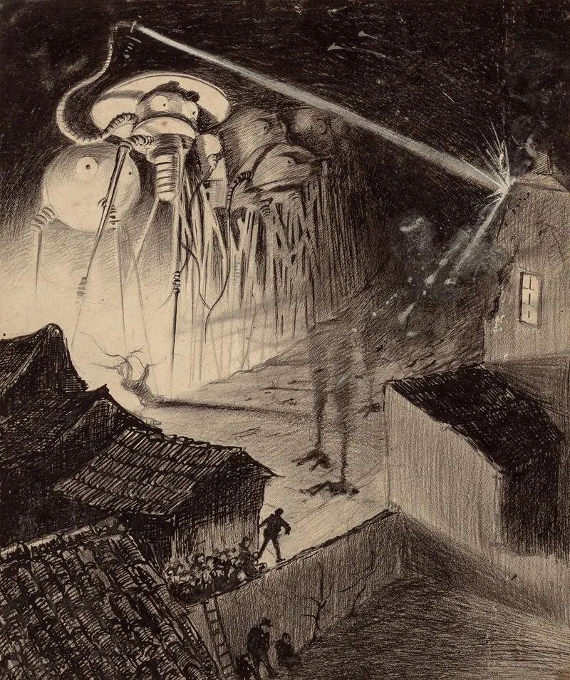 Martians Blast House