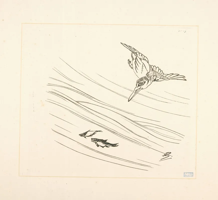 Martin Pecheur Deux Petits Poissons