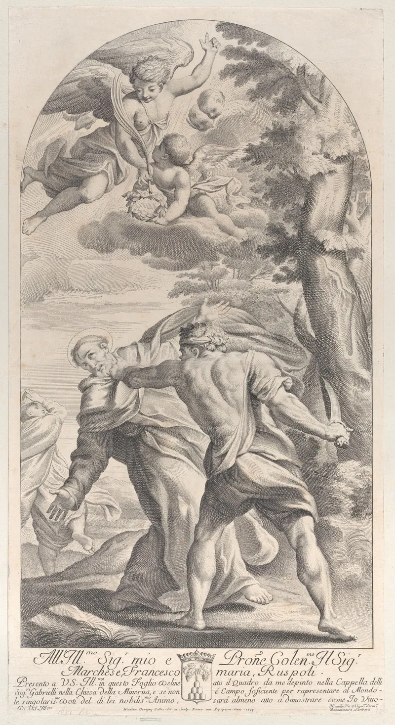 Martyrdom Of A Saint 4 Wall Art by Nicolas Dorigny - High-Resolution Digital Print