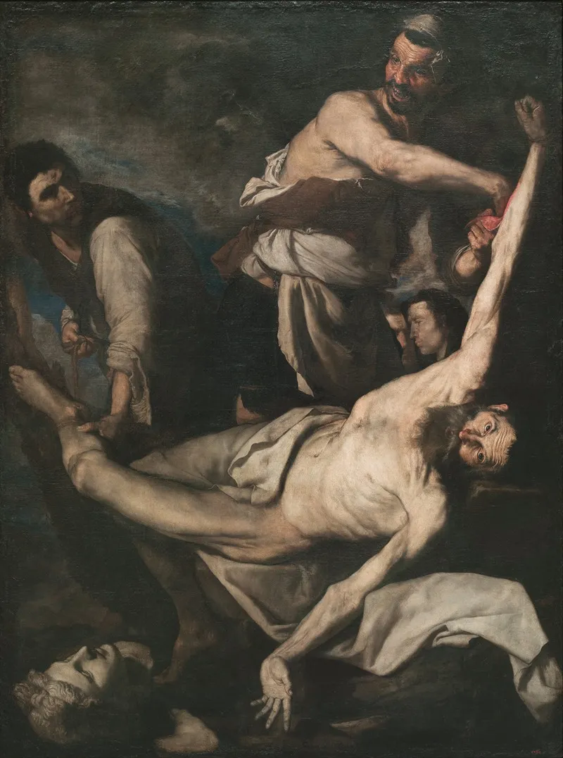Martyrdom Of Saint Bartholomew Wall Art by Jusepe de Ribera - High-Resolution Digital Print