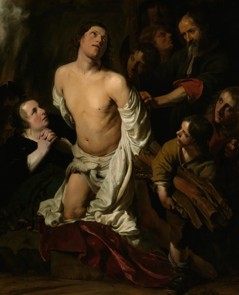 Martyrdom Of Saint Lawrence Wall Art by Salomon de Bray - High-Resolution Digital Print