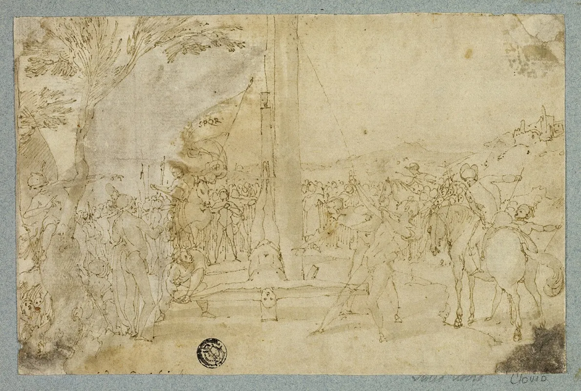 Martyrdom Of Saint Peter Wall Art by Andrea Boscoli - High-Resolution Digital Print