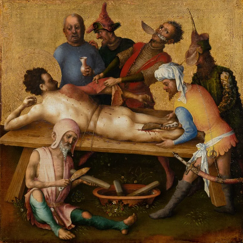 Martyrdom Of St Bartholomew Wall Art by Stefan Lochner - High-Resolution Digital Print