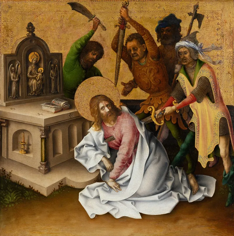 Martyrdom Of St Matthew Wall Art by Stefan Lochner - High-Resolution Digital Print
