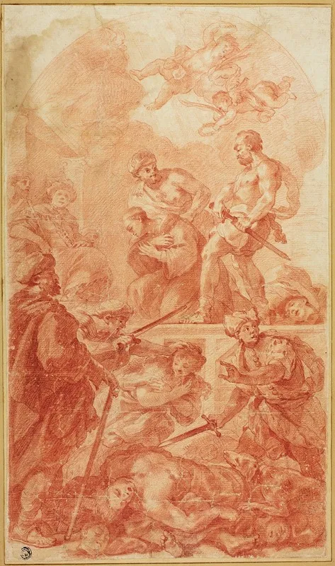 Martyrdom Scene Wall Art by Antonio Molinari - High-Resolution Digital Print