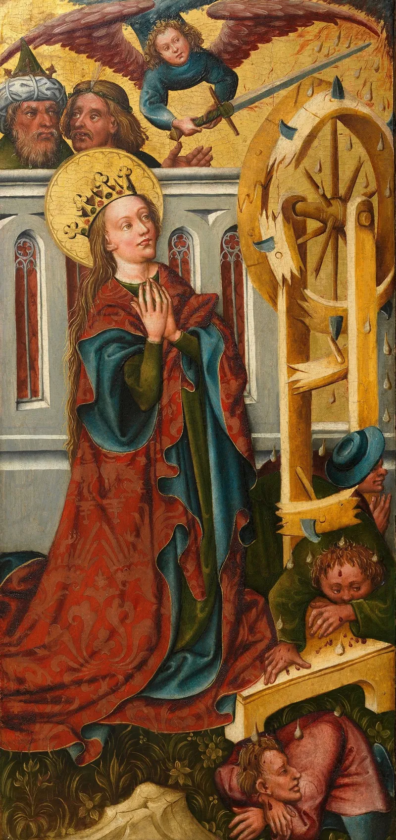 Martyrium Der Heiligen Katharina Wall Art by Meister des Friedrichsaltars - High-Resolution Digital Print