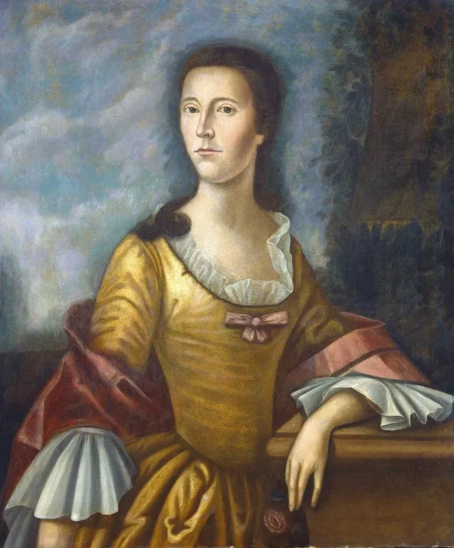 Mary Bethel Boude Mrs Samuel Boude Wall Art by Benjamin West - High-Resolution Digital Print