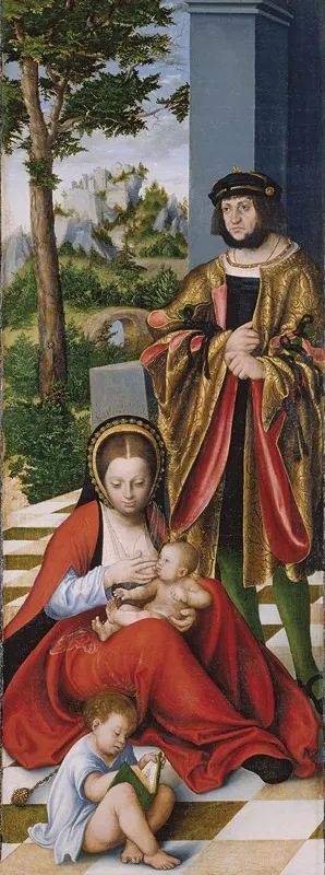 Mary Cleophas And Alphaeus With The Features Of Frederick The Wise With Two Of Their Sons