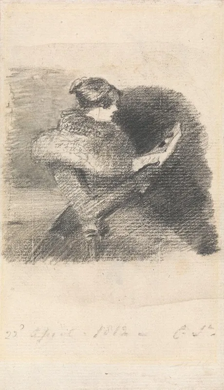 Mary Constable Reading Wall Art by John Constable - High-Resolution Digital Print