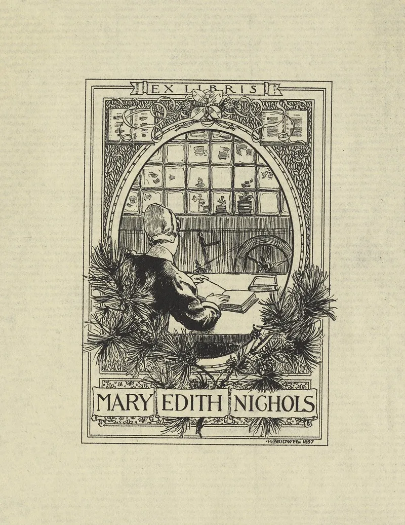 Mary Edith Nichols Wall Art by H. Bridwell - High-Resolution Digital Print