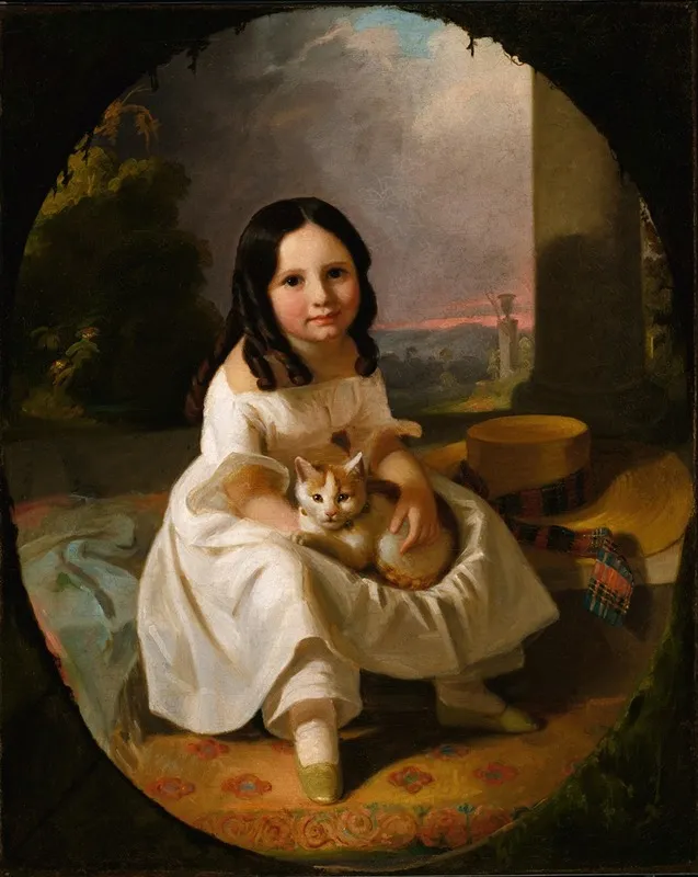 Mary Elizabeth Francis The Artists Daughter Wall Art by John F. Francis - High-Resolution Digital Print