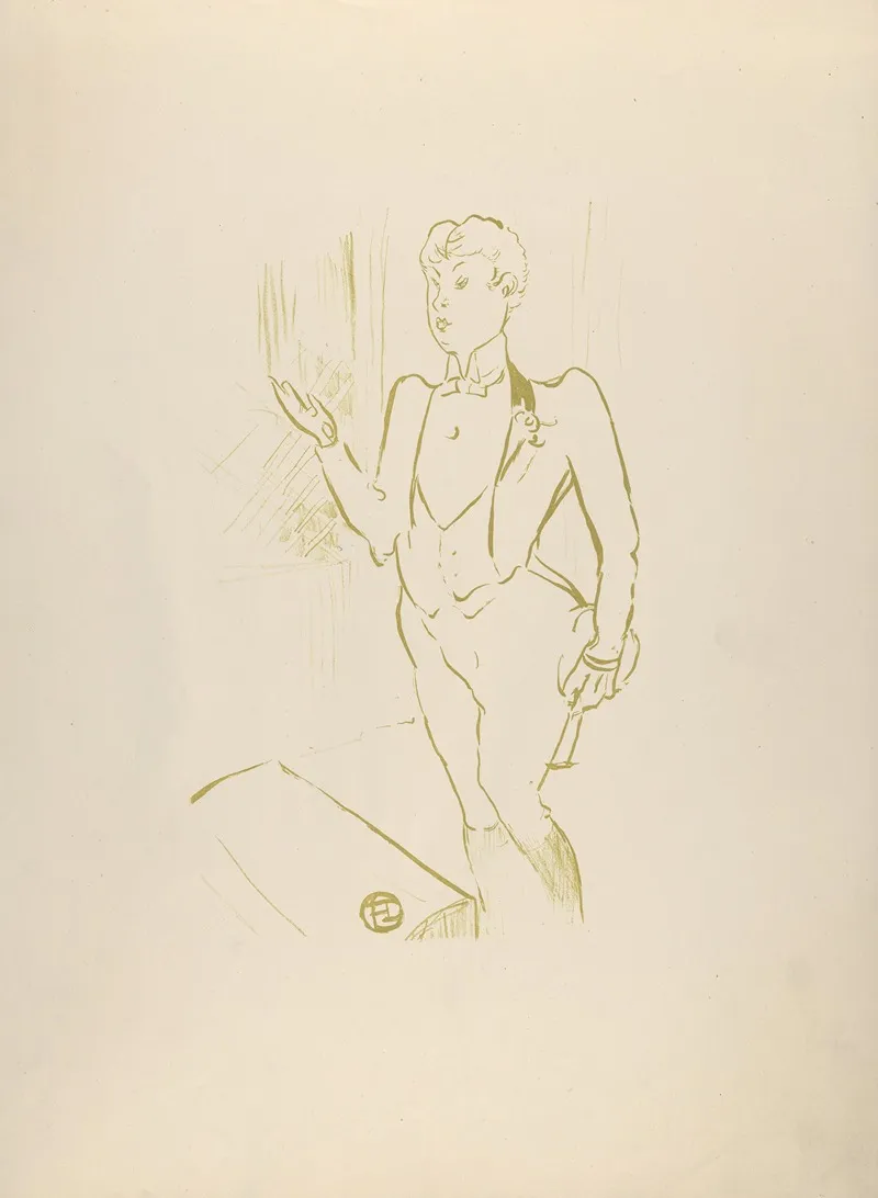 Mary Hamilton 2 Wall Art by Henri de Toulouse-Lautrec - High-Resolution Digital Print