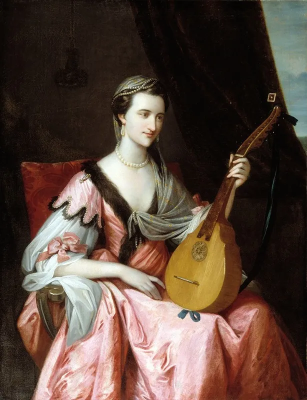 Mary Hopkinson Wall Art by Benjamin West - High-Resolution Digital Print