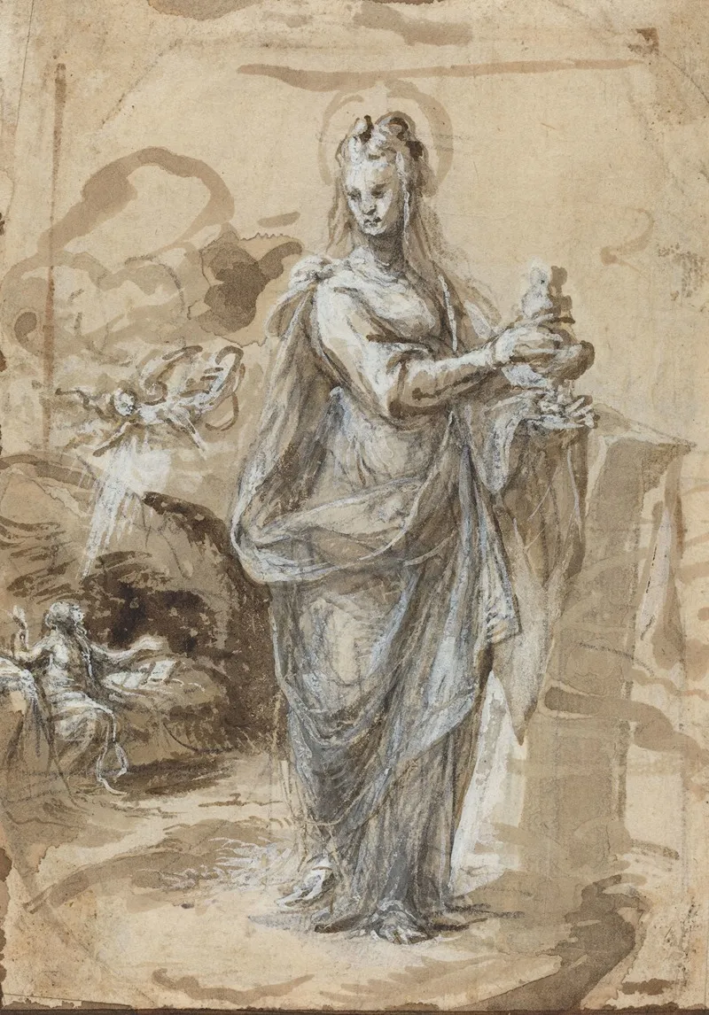 Mary Magdalene 14 Wall Art by Biagio Pupini - High-Resolution Digital Print