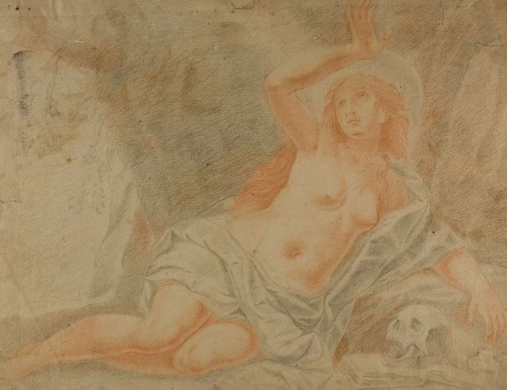 Mary Magdalene 19 Wall Art by After Claude Mellan - High-Resolution Digital Print