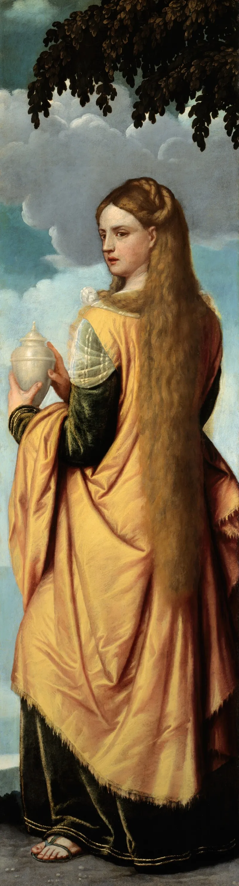 Mary Magdalene 22 Wall Art by Moretto Da Brescia - High-Resolution Digital Print
