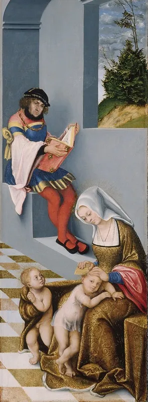 Mary Salome And Zebedaeus With Their Sons St James The Greater And St John The Evangelist