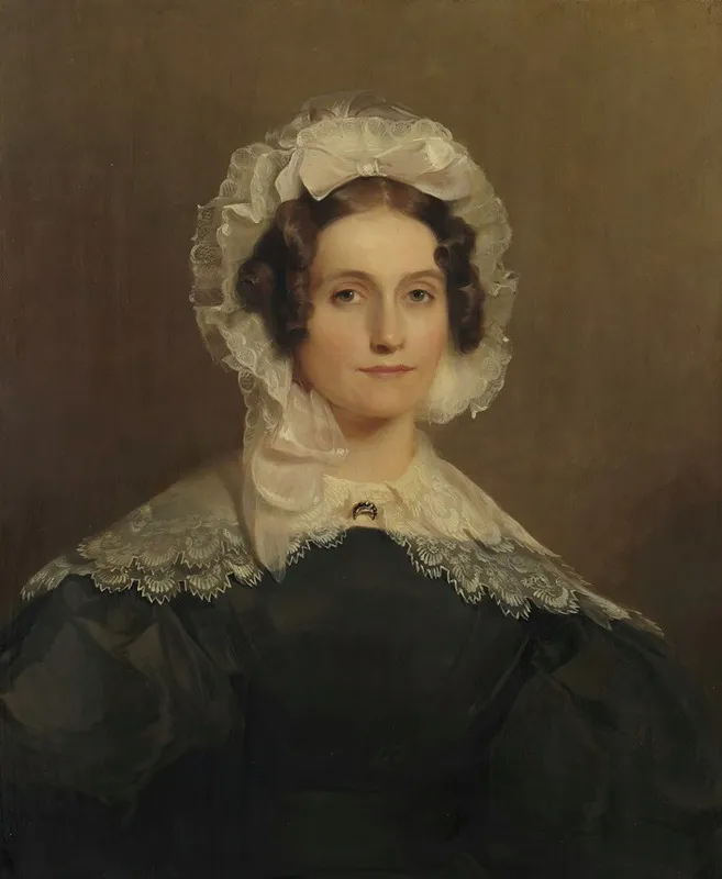 Mary Stout Wife Of Richard Stout Wall Art by Thomas Sully - High-Resolution Digital Print