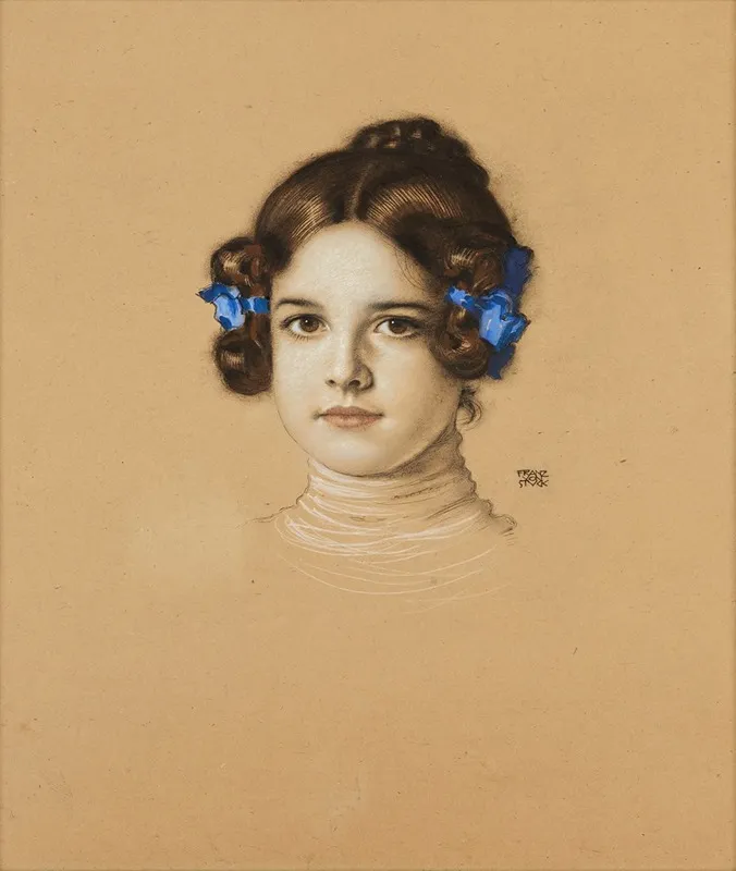 Mary Stuck Die Tochter Des Kunstlers Wall Art by Franz von Stuck - High-Resolution Digital Print