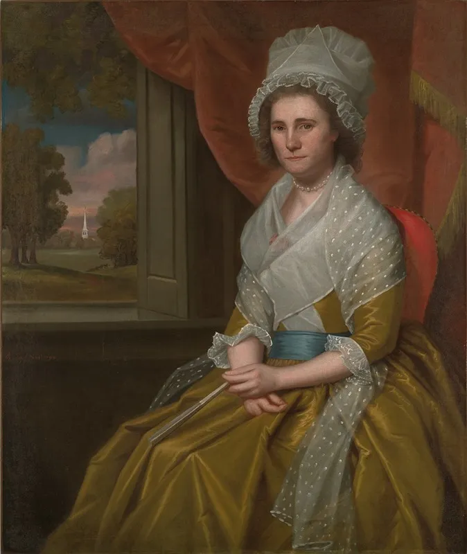 Mary Sylvester Welles Davenport Wall Art by Ralph Earl - High-Resolution Digital Print