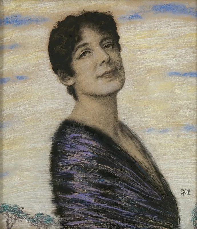 Mary Von Stuck 2 Wall Art by Franz von Stuck - High-Resolution Digital Print