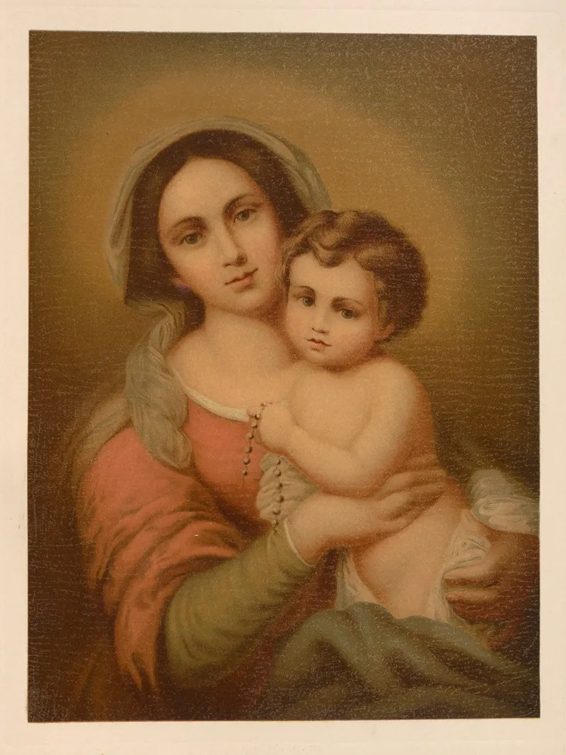 Mary With The Child Wall Art by Jan Ladislaw Sýkora - High-Resolution Digital Print