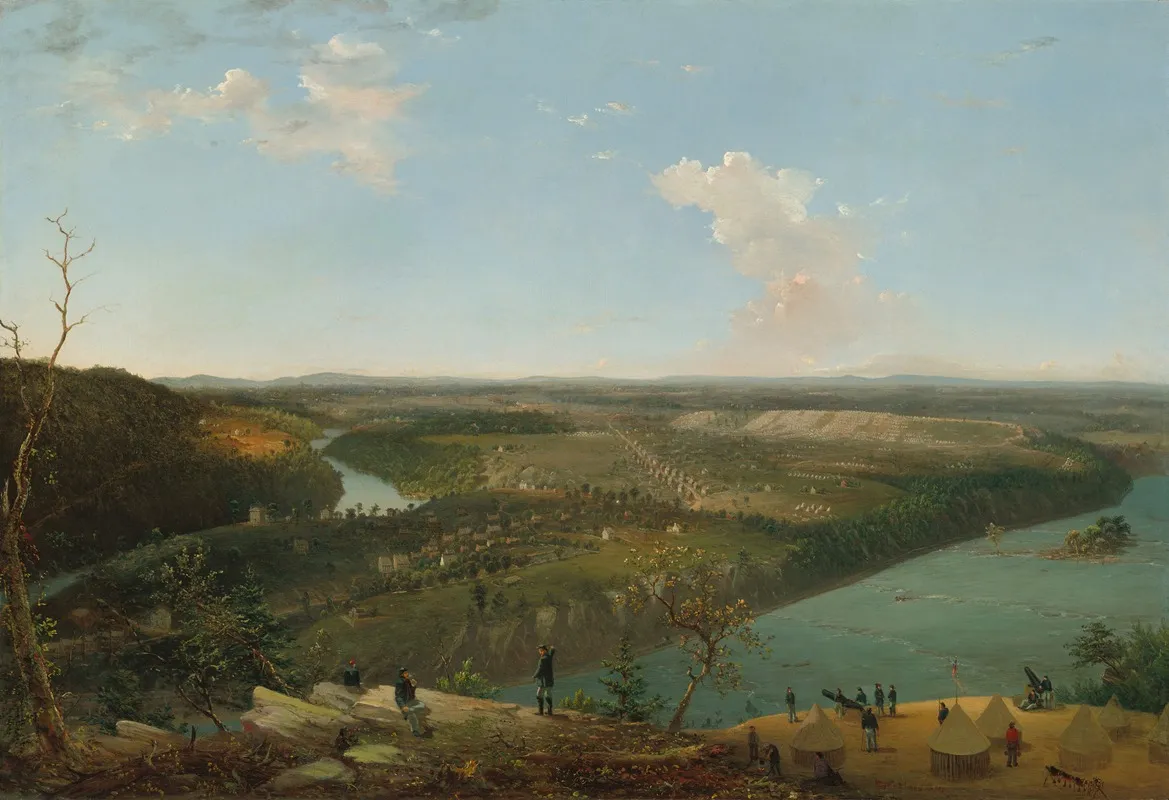 Maryland Heights Siege Of Harpers Ferry Wall Art by William Macleod - High-Resolution Digital Print