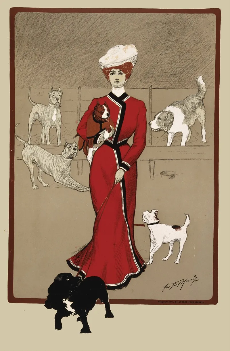 Mascoutah Kennel Club Dog Show Wall Art by George Ford Morris - High-Resolution Digital Print