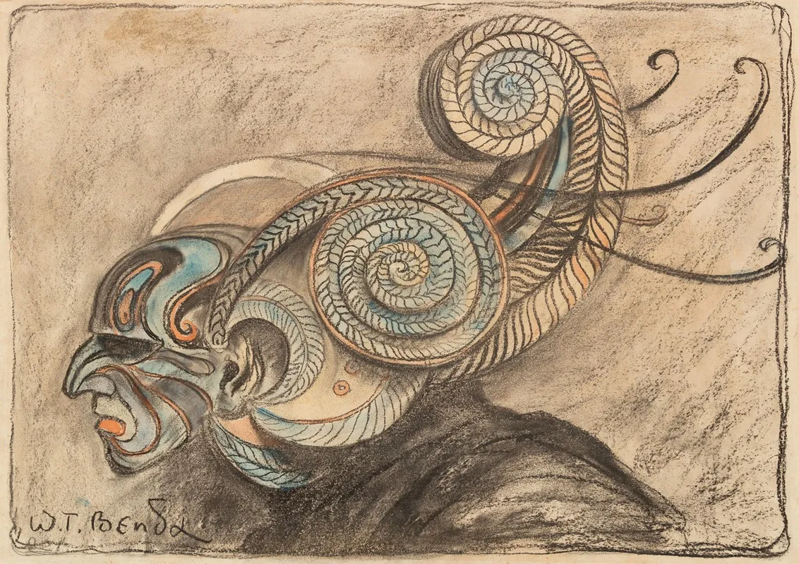Mask Wall Art by Wladyslaw Theodore Benda - High-Resolution Digital Print