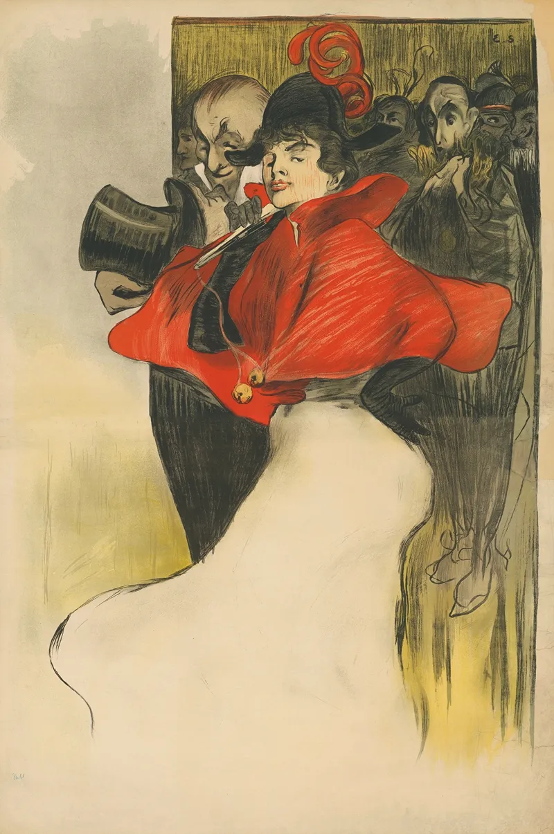 Maskebal In Der Orangerie For Darme 2 Wall Art by Emile Schneider - High-Resolution Digital Print