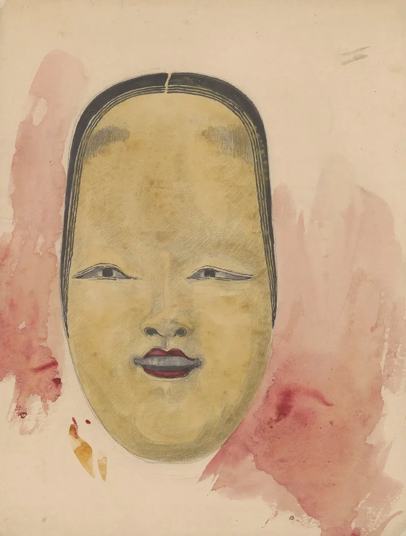 Masque Japonais Wall Art by Jeanne Lanvin - High-Resolution Digital Print
