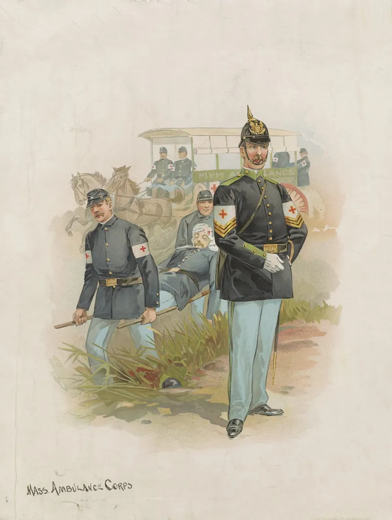 Mass Ambulance Corps Wall Art by G.H. Buek &amp; Co. - High-Resolution Digital Print