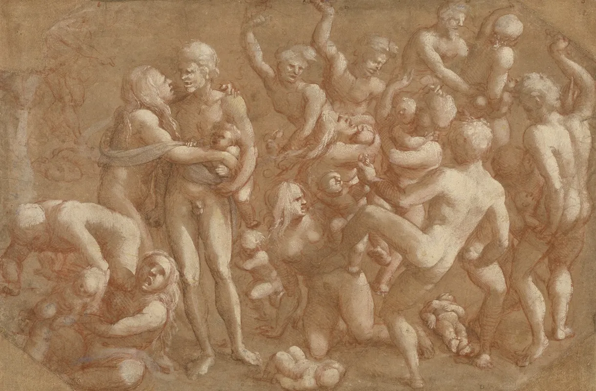 Massacre Of The Innocents 4 Wall Art by Amico Aspertini - High-Resolution Digital Print