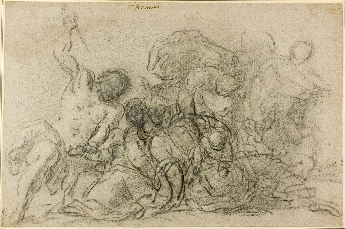 Massacre Of The Innocents 5 Wall Art by Follower of Titian - High-Resolution Digital Print