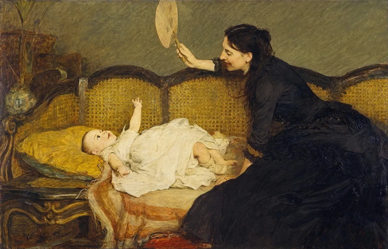 Master Baby Wall Art by William Quiller Orchardson - High-Resolution Digital Print