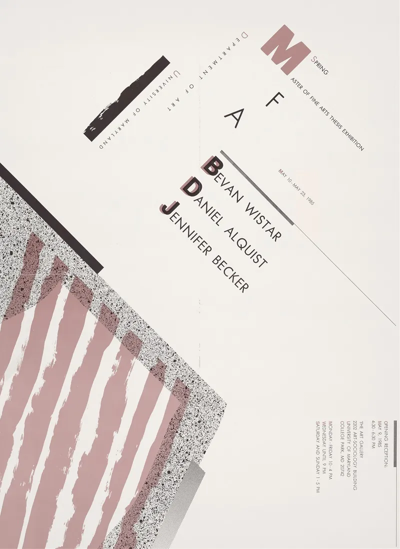 Master Of Fine Arts Thesis Exhibition Wall Art by John Birmingham - High-Resolution Digital Print
