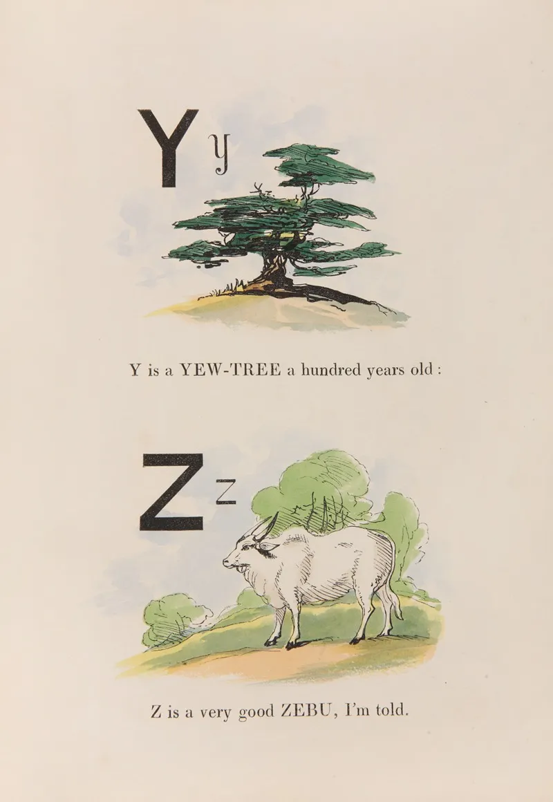 Master Woodbines Alphabet For All Good Children Pl 14 Wall Art by William James Linton - High-Resolution Digital Print
