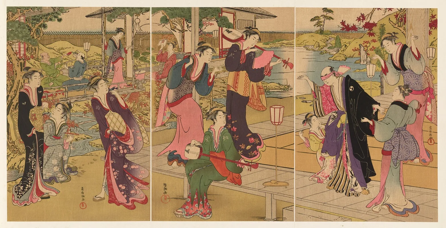 Masterpieces Selected From The Ukiyoye School Pl 13