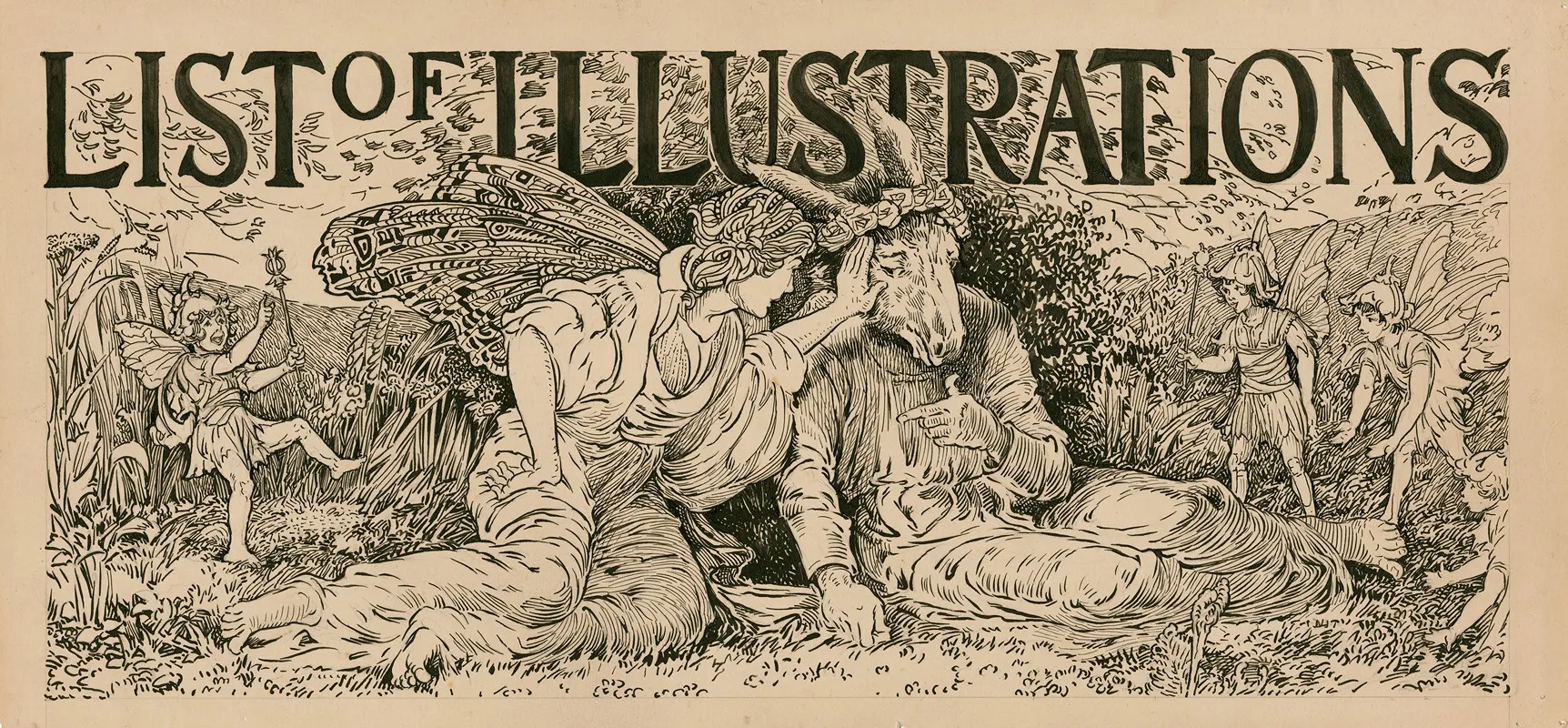 Masthead Illustrations For Lambs Tales From Shakespeare 2